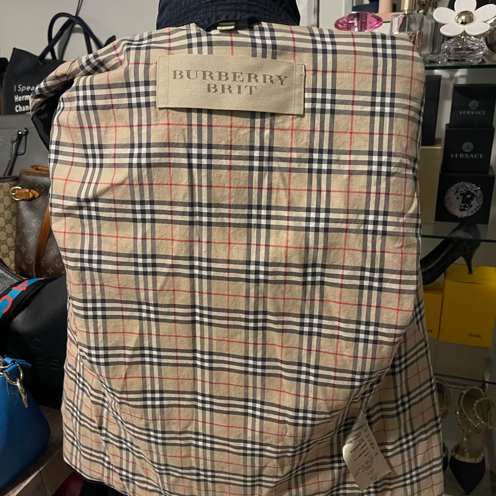 Black Burberry Trench Coat